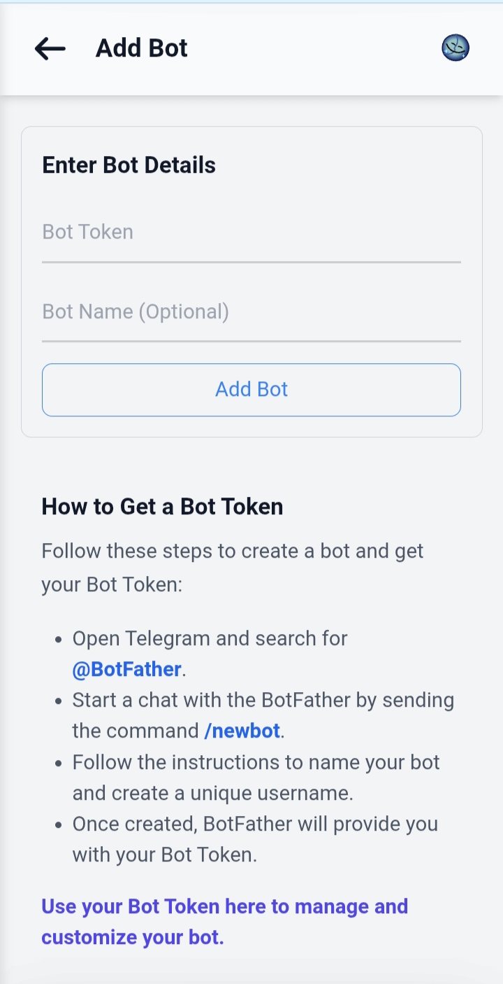 Add Bot Button
